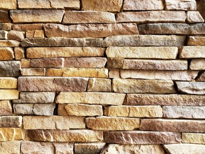 Stone veneer siding